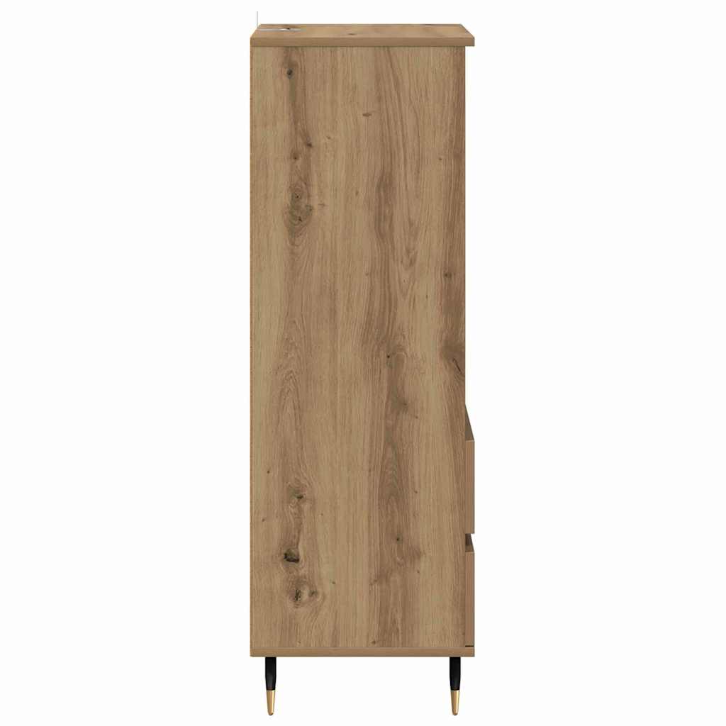 Highboard Umjetnički hrast 40 x 36 x 110 cm Konstruirano drvo