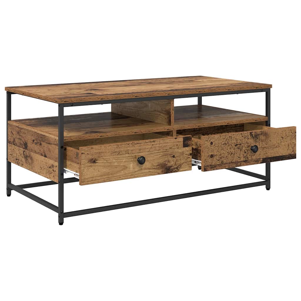 Kava Stol Staro drvo 100 x 51 x 45 cm Konstruirano drvo