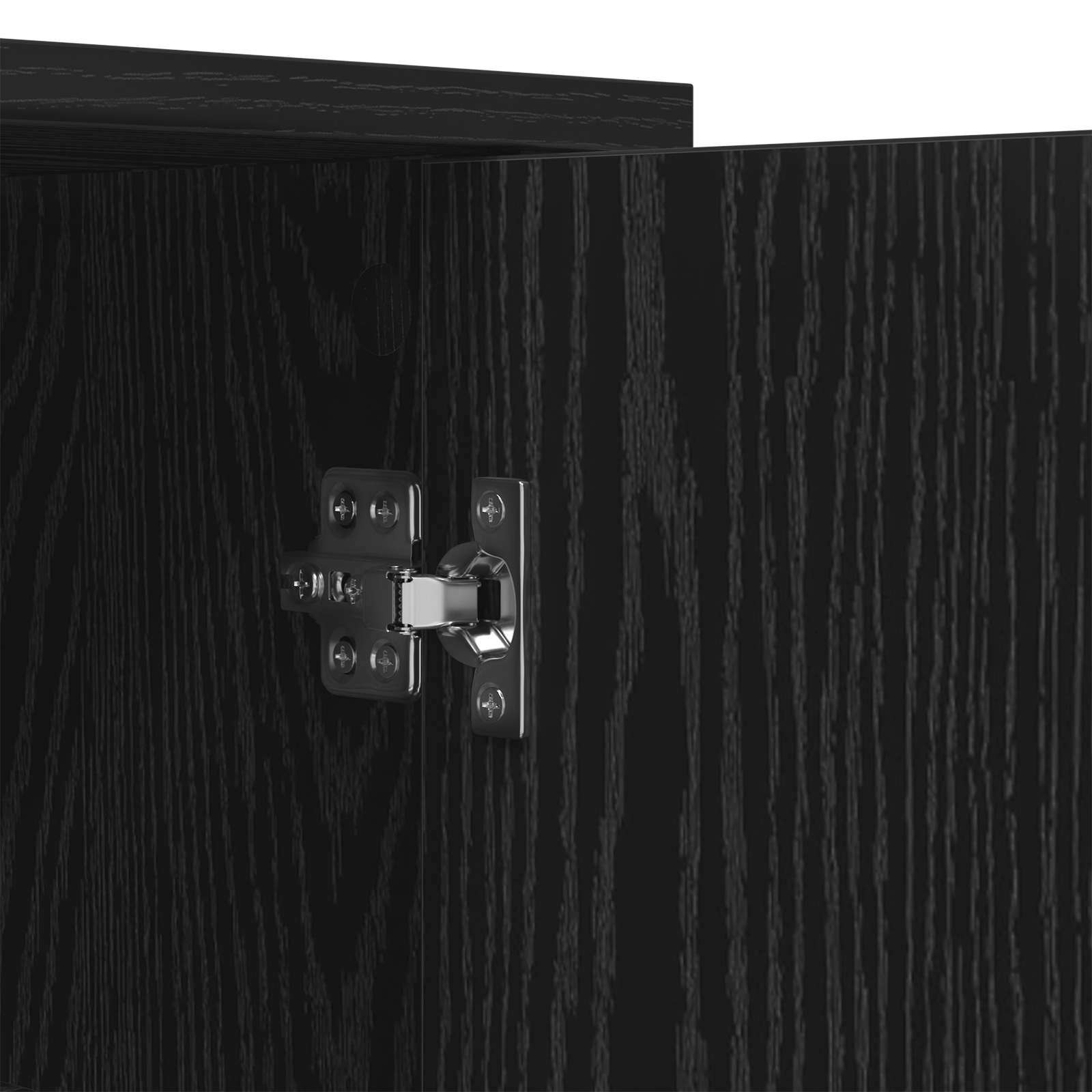 Kreveta Crni hrast 70 x 30 x 80 cm Konstruirano drvo