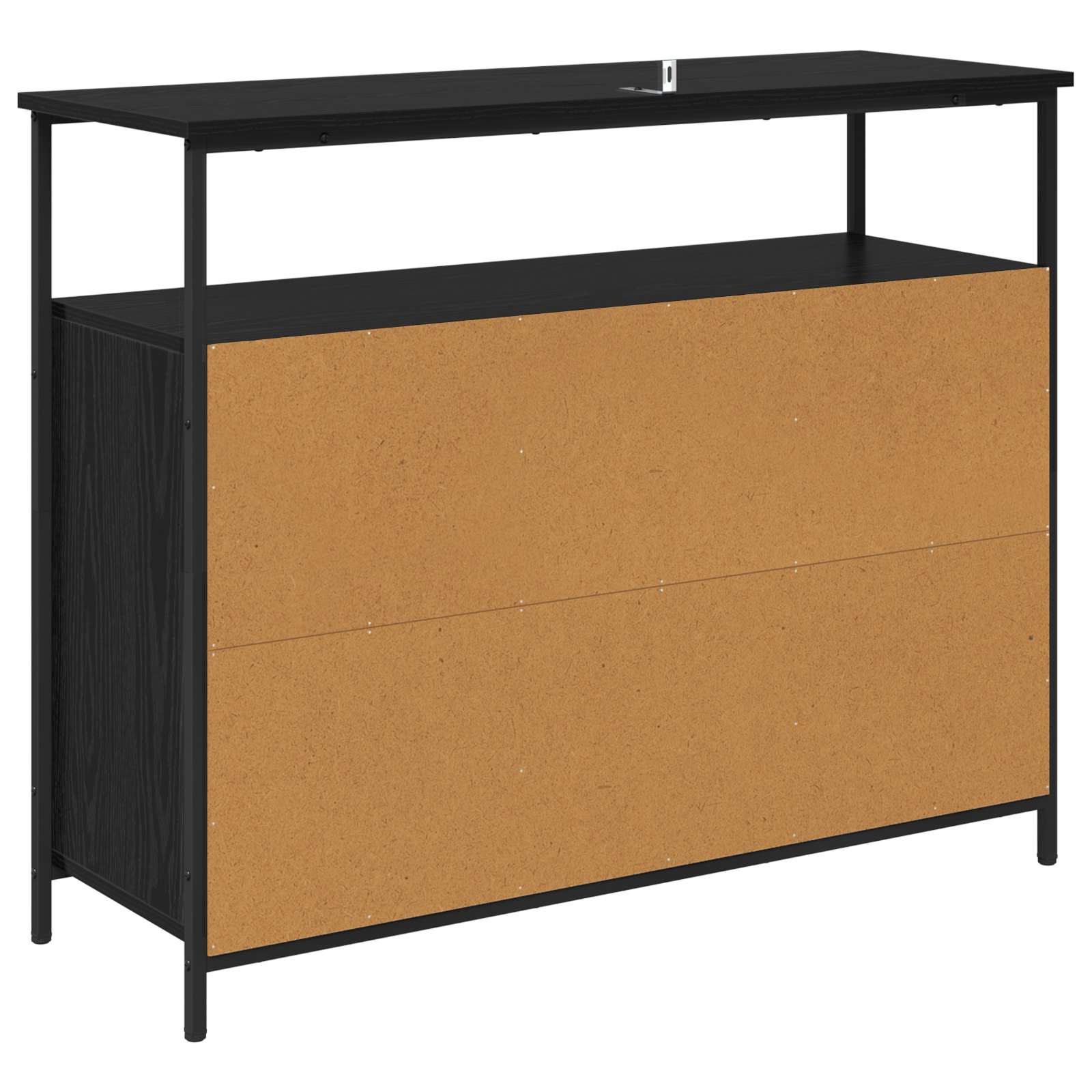 Kreveta Crni hrast 100 x 35 x 80 cm Konstruirano drvo