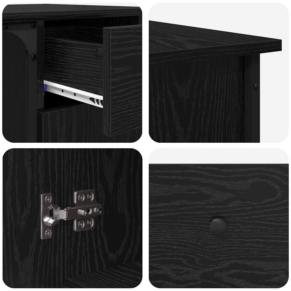 Stol Crni hrast 141 x 141 x 75 cm Konstruirano drvo