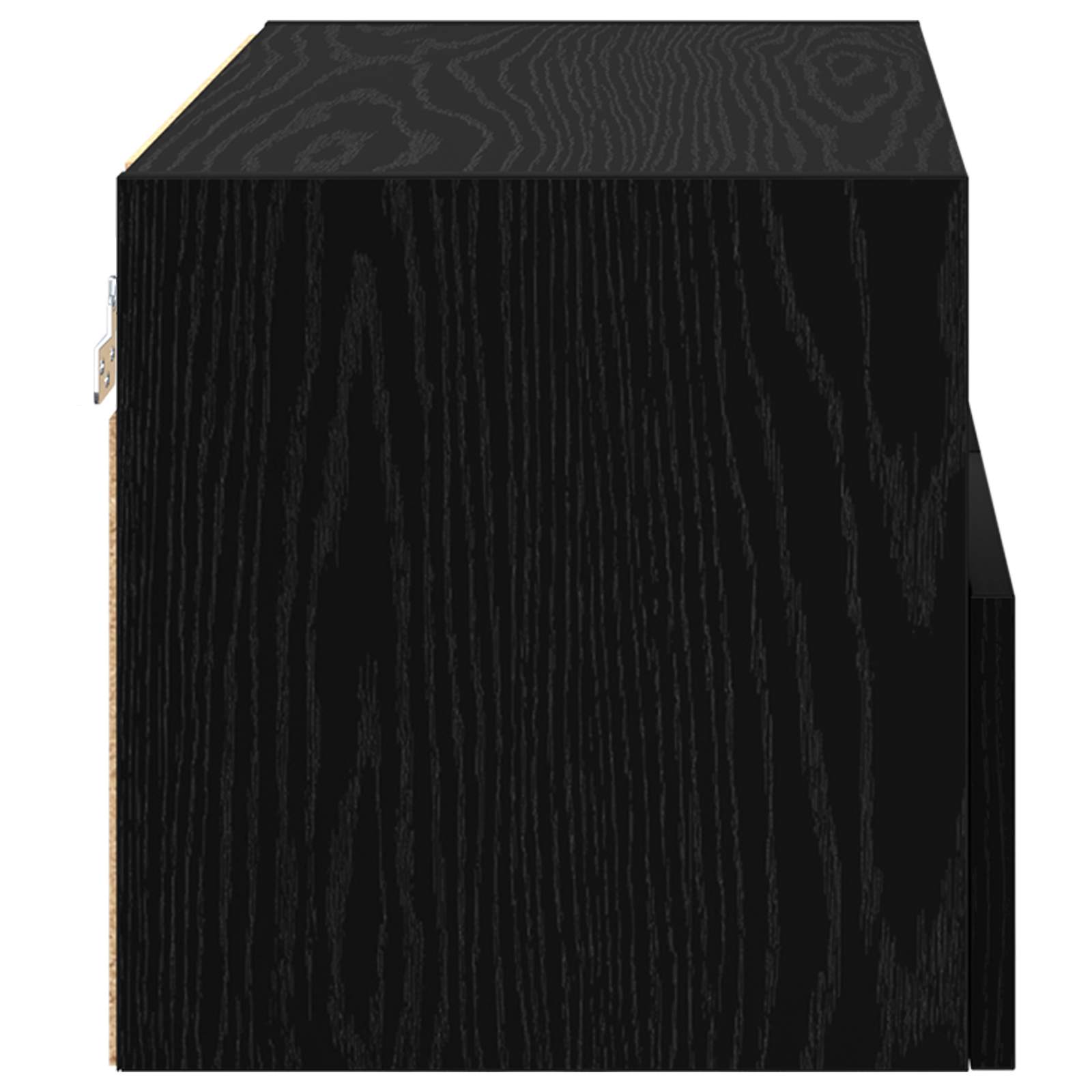 TV zidni ormar Crni hrast 60 x 30 x 30 cm Konstruirano drvo