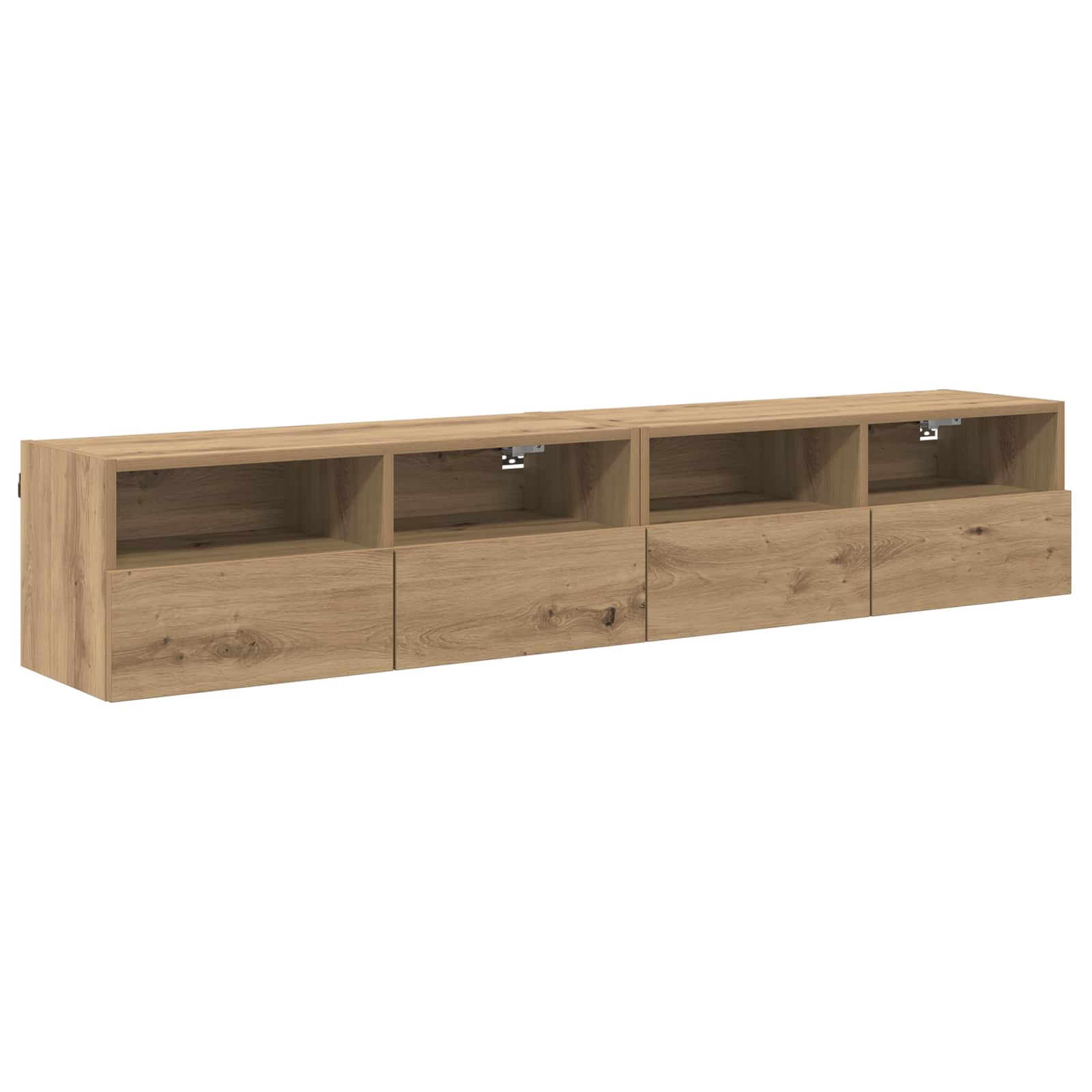 TV zidni ormari Zidne 2 pcs Umjetnički hrast 80 x 30 x 30 cm