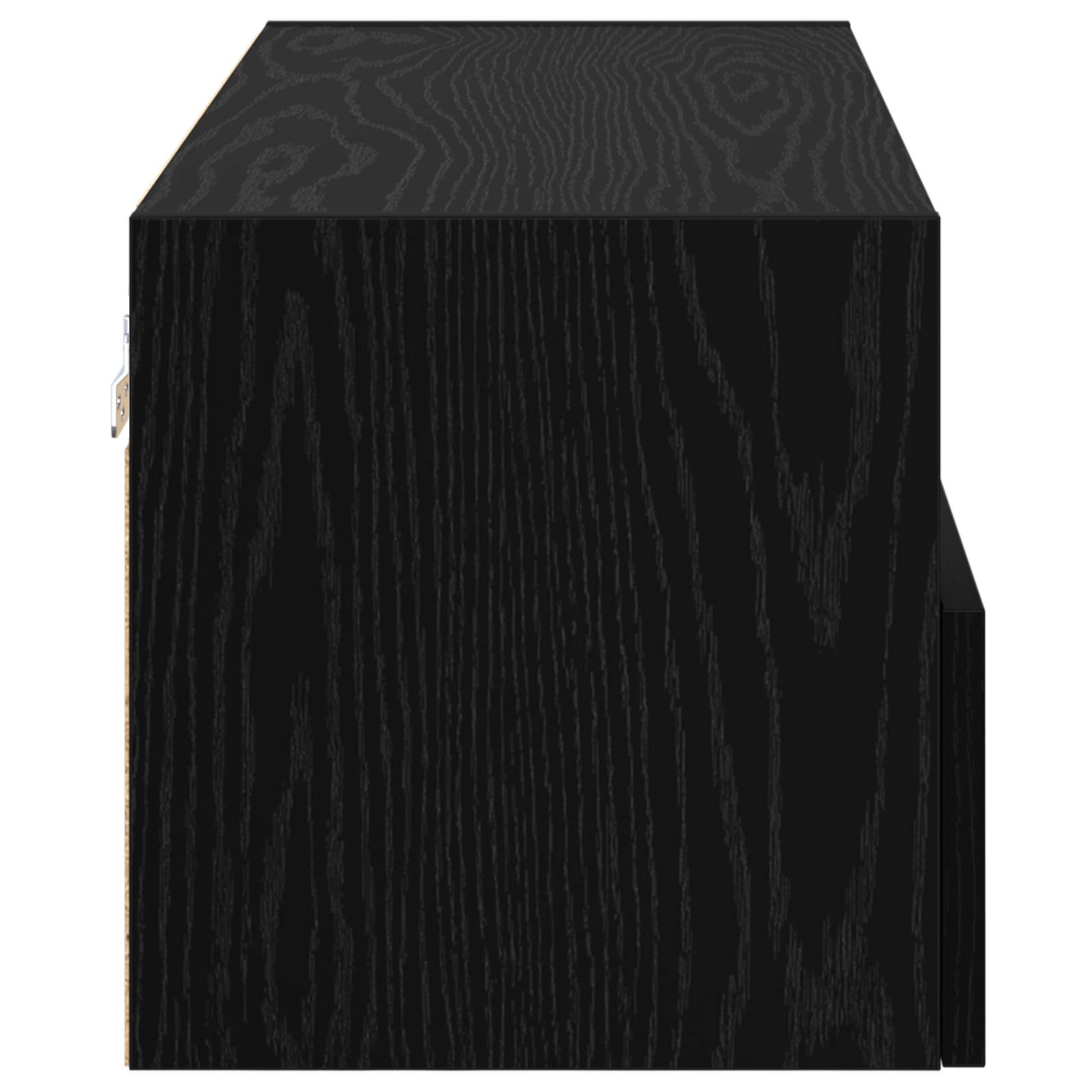 TV zidni ormar Crni hrast 80 x 30 x 30 cm Konstruirano drvo