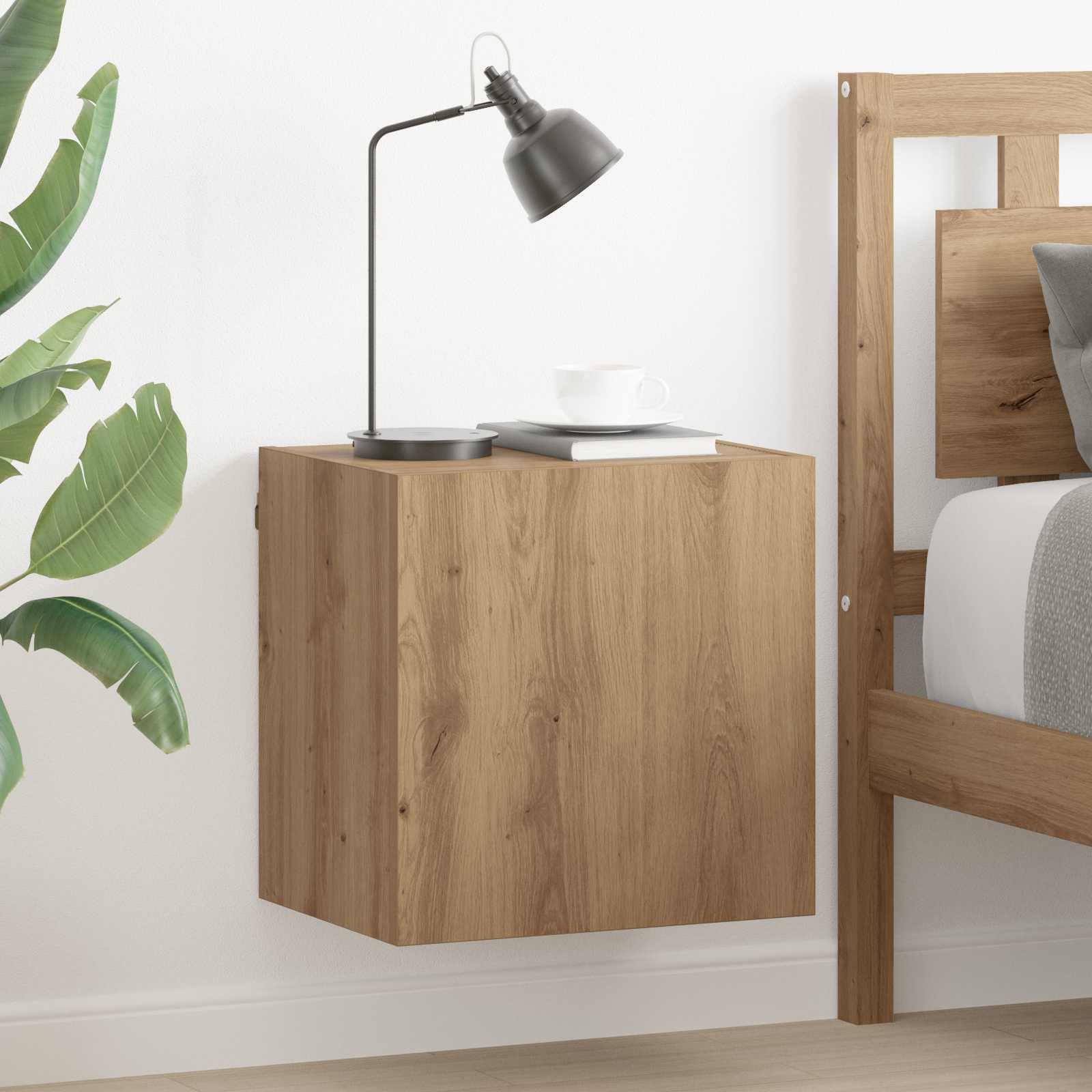 TV zidni ormari Zidne 2 pcs Umjetnički hrast 40,5x30x40cm