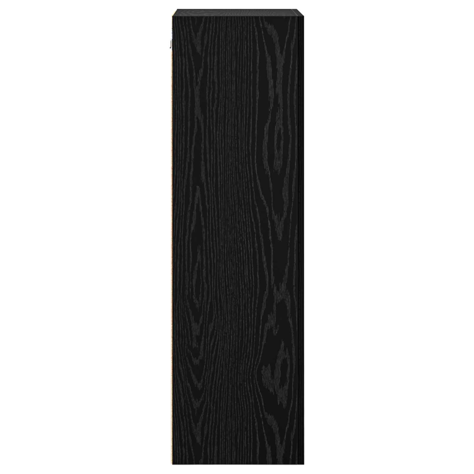 TV zidni ormar Crni hrast 40,5 x 30 x 102 cm Konstruirano drvo