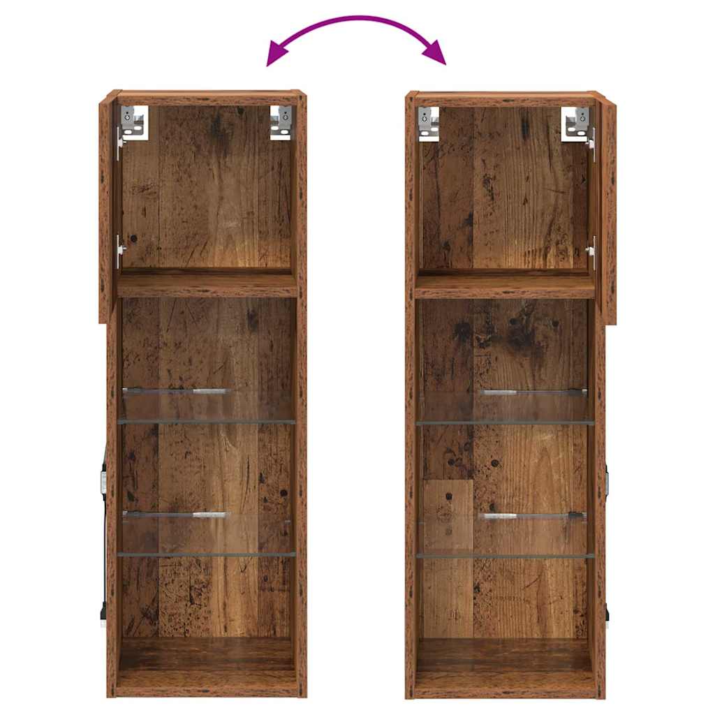 TV ormar za montažu na zid Zidne Staro drvo 30,5 x 30 x 90 cm