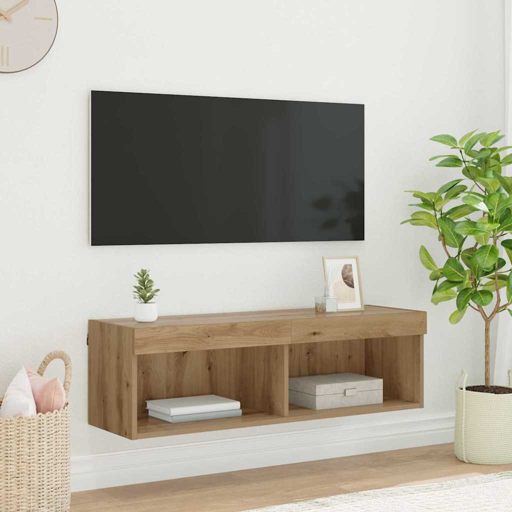 TV zidni ormar Zidne Umjetnički hrast 100 x 30 x 30 cm