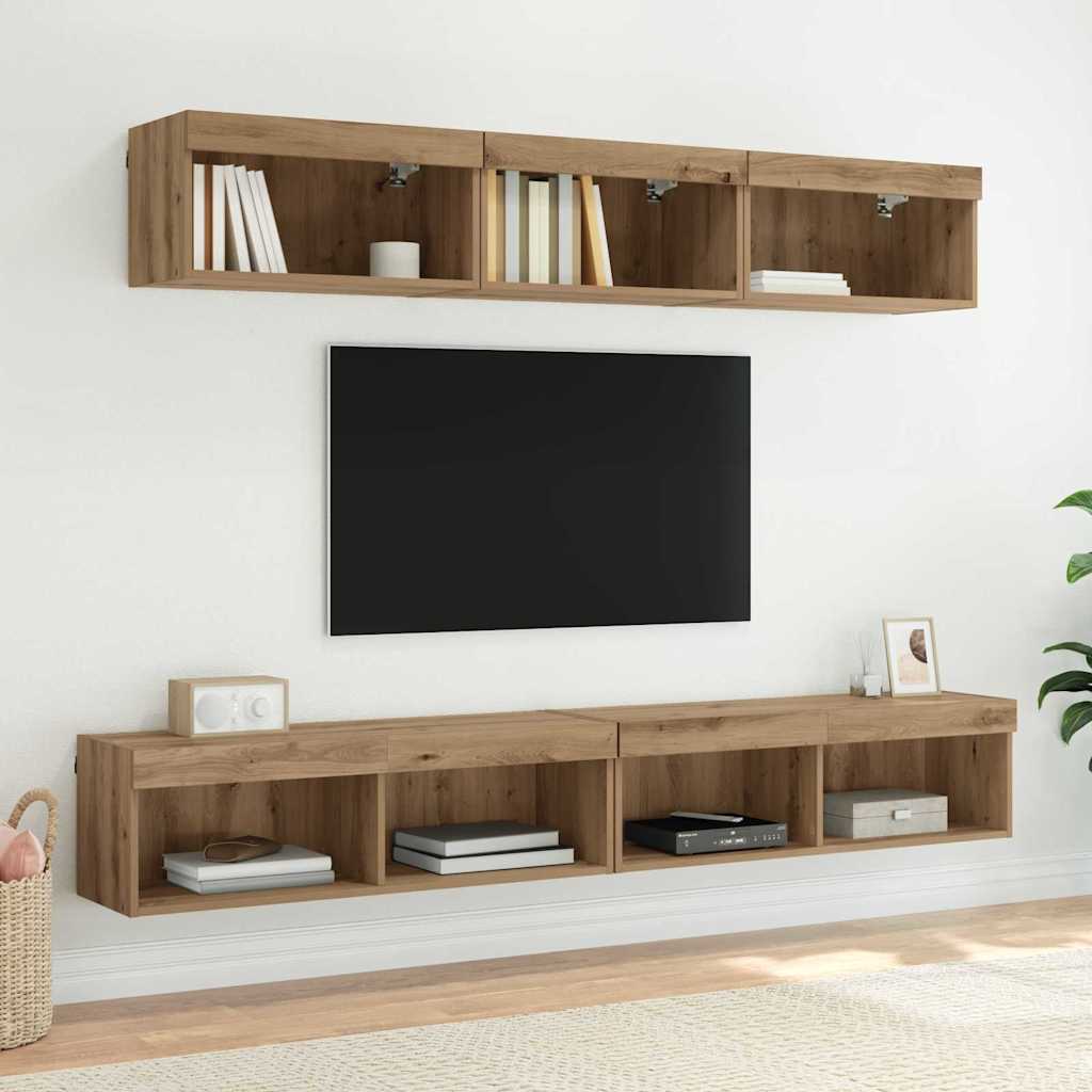 TV zidni ormar Zidne Umjetnički hrast 100 x 30 x 30 cm