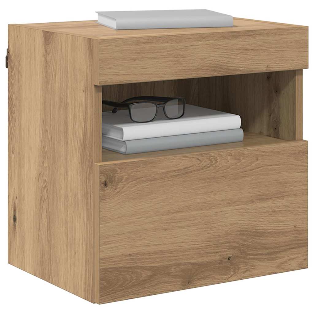 TV zidni ormari Zidne 2 pcs Umjetnički hrast 40 x 30 x 40 cm