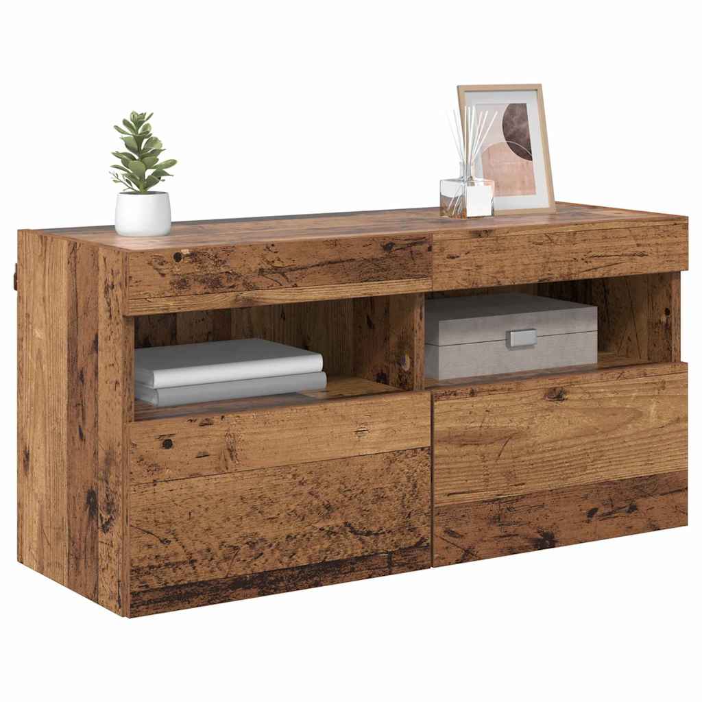 TV zidni ormar Staro drvo 80 x 30 x 40 cm Konstruirano drvo