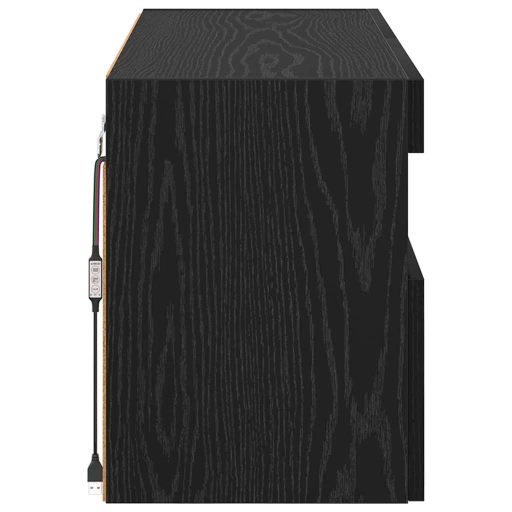 TV zidni ormar Crni hrast 100 x 30 x 40 cm Konstruirano drvo