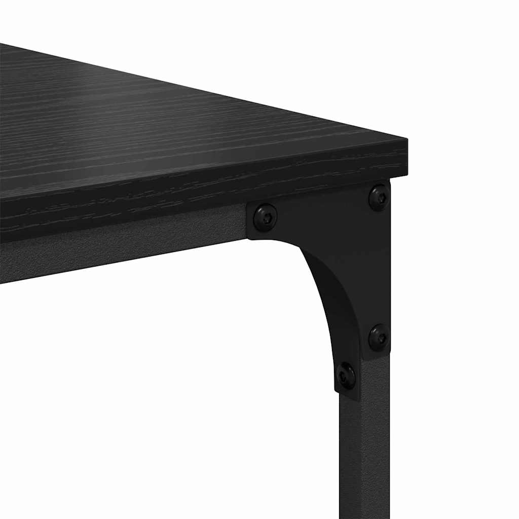 Držač za printer Crni hrast 50 x 41 x 75 cm Konstruirano drvo