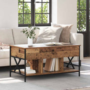 Kava Stol Staro drvo 100 x 55 x 48.5 cm Konstruirano drvo