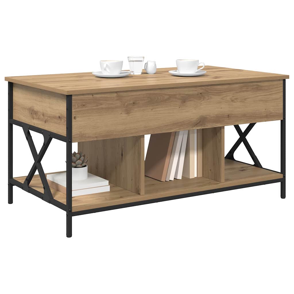 Kava Stol Umjetnički hrast 100 x 55 x 48.5 cm Konstruirano drvo