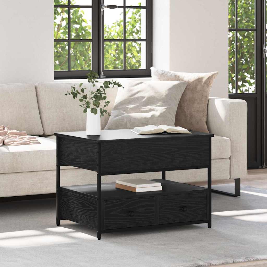 Kava Stol Crni hrast 70 x 50 x 54.5 cm Konstruirano drvo