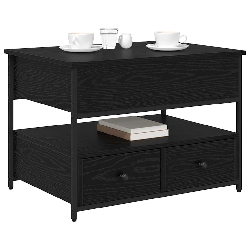 Kava Stol Crni hrast 70 x 50 x 54.5 cm Konstruirano drvo