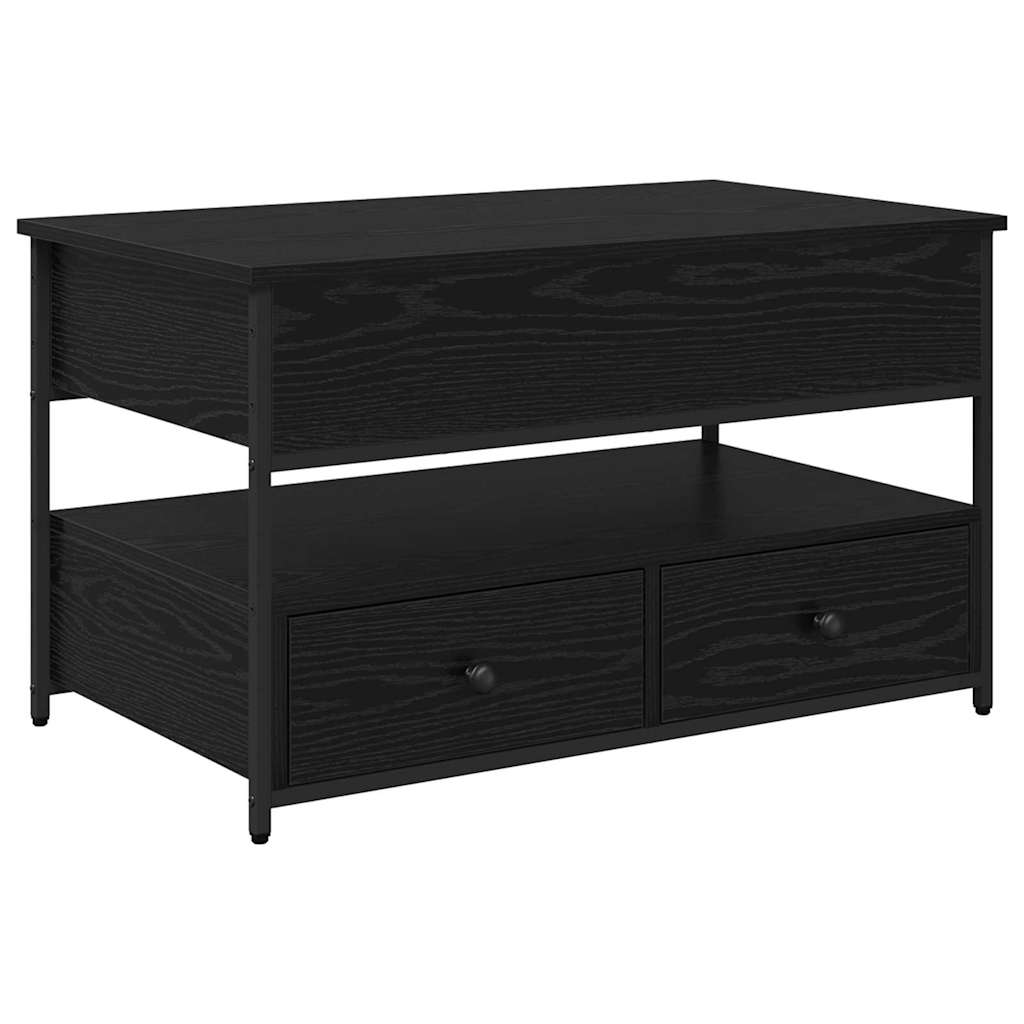 Kava Stol Crni hrast 85 x 50 x 50 cm Konstruirano drvo