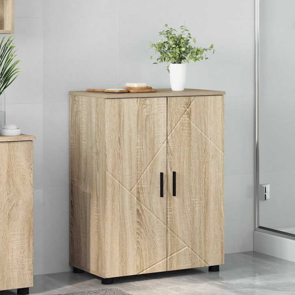 Kupaonski ormar s pohranom Sonoma hrast 60 x 35 x 80 cm