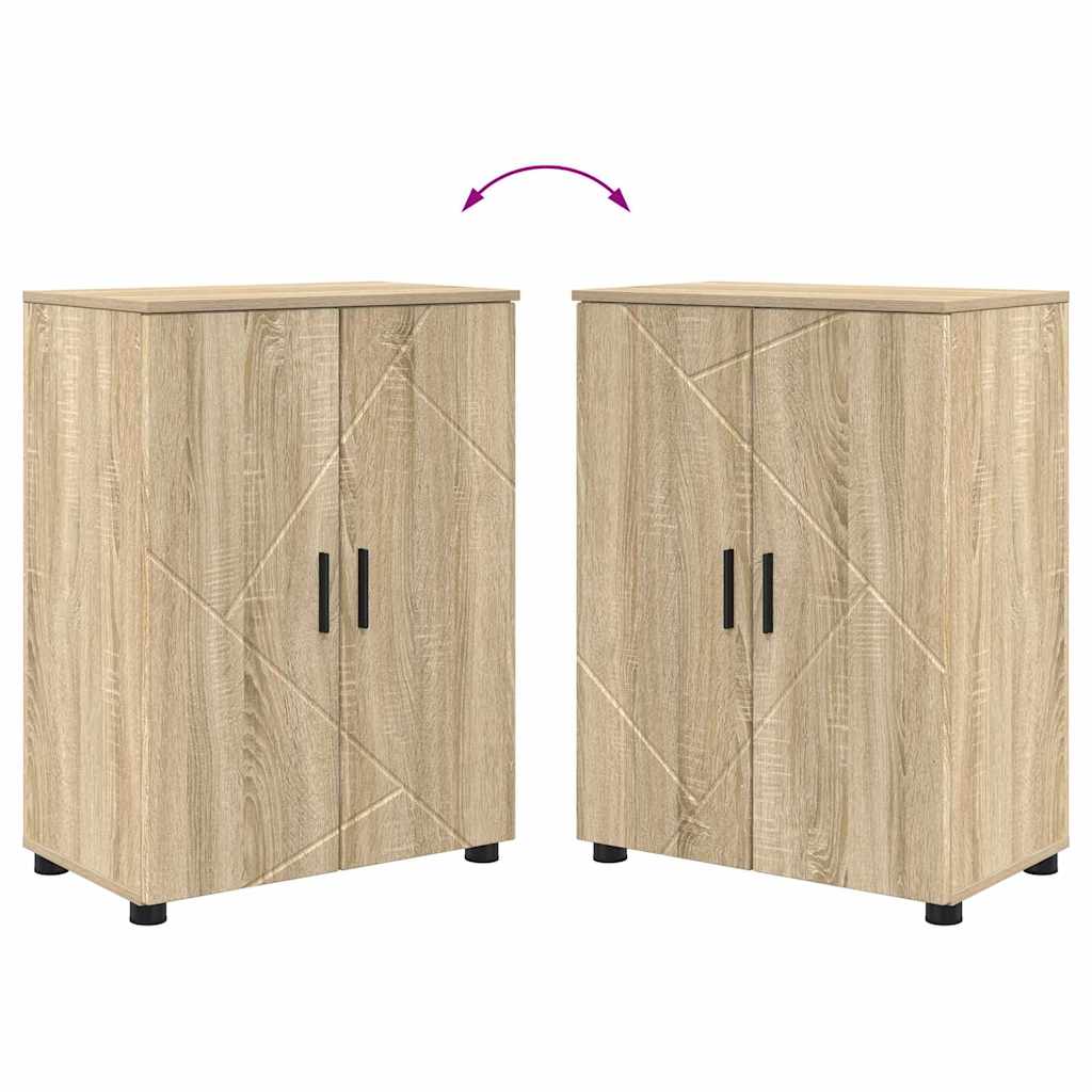 Kupaonski ormar s pohranom Sonoma hrast 60 x 35 x 80 cm