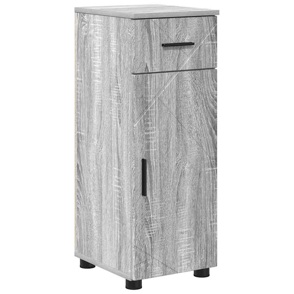 Kupaonski ormar s ladicama Siva Sonoma 30 x 35 x 80 cm