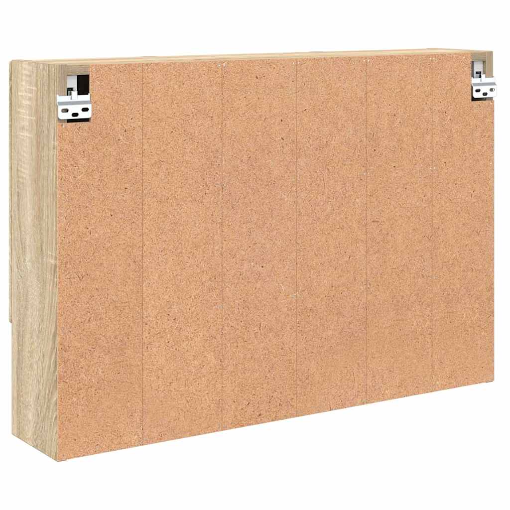 Ogledalo ormar Sonoma hrast 80 x 17 x 55 cm Konstruirano drvo