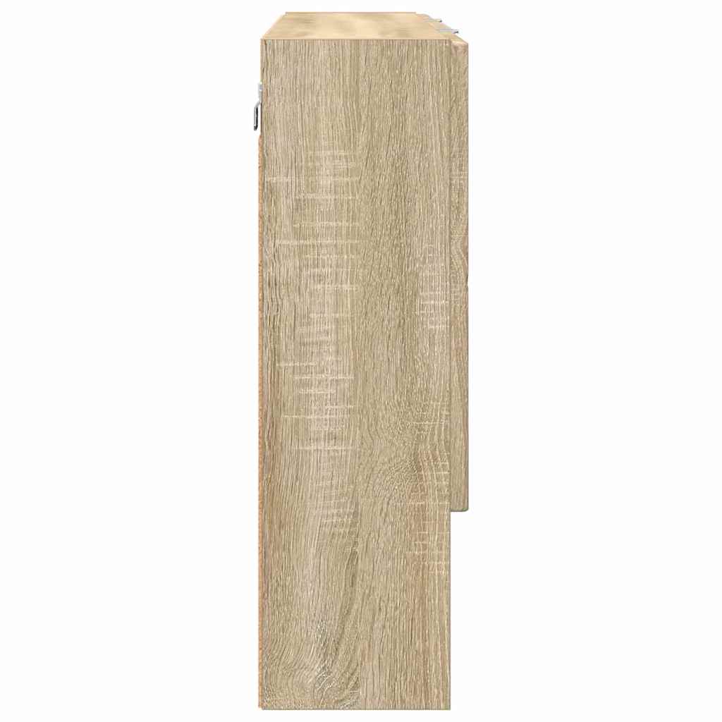 Ogledalo ormar Sonoma hrast 80 x 17 x 55 cm Konstruirano drvo
