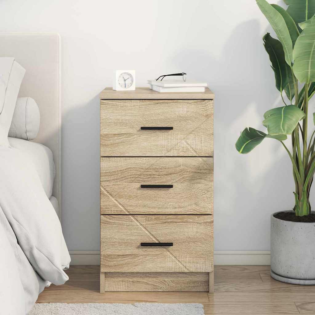 Noćni ormar sonoma hrast 38 x 38 x 66 cm Konstruirano drvo