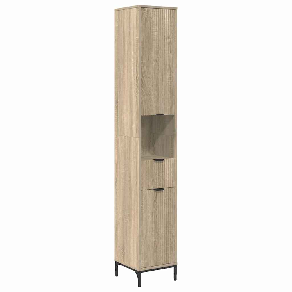Kupaonski ormar s ladicama Sonoma hrast 31,5 x 33 x 190 cm