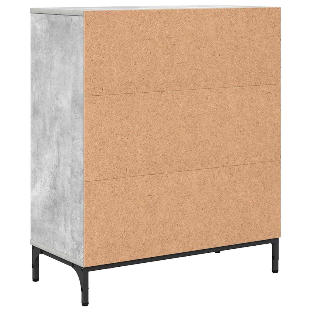 Kreveta Betonski sivi 69,5 x 33 x 82 cm Konstruirano drvo