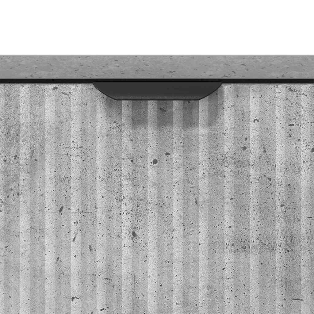 Kreveta Betonski sivi 79,5 x 33 x 82 cm Konstruirano drvo