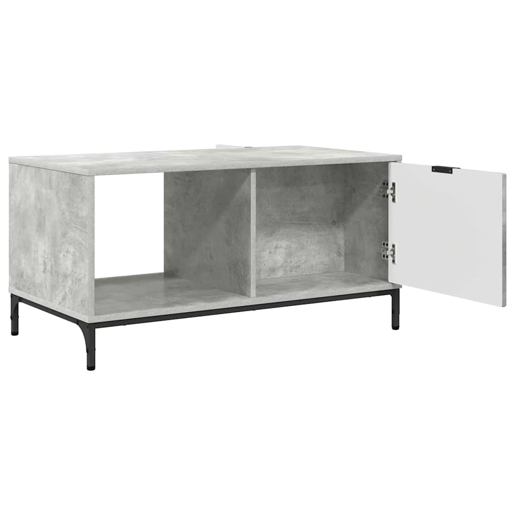 Kava Stol Betonski sivi 90 x 49 x 46 cm Konstruirano drvo