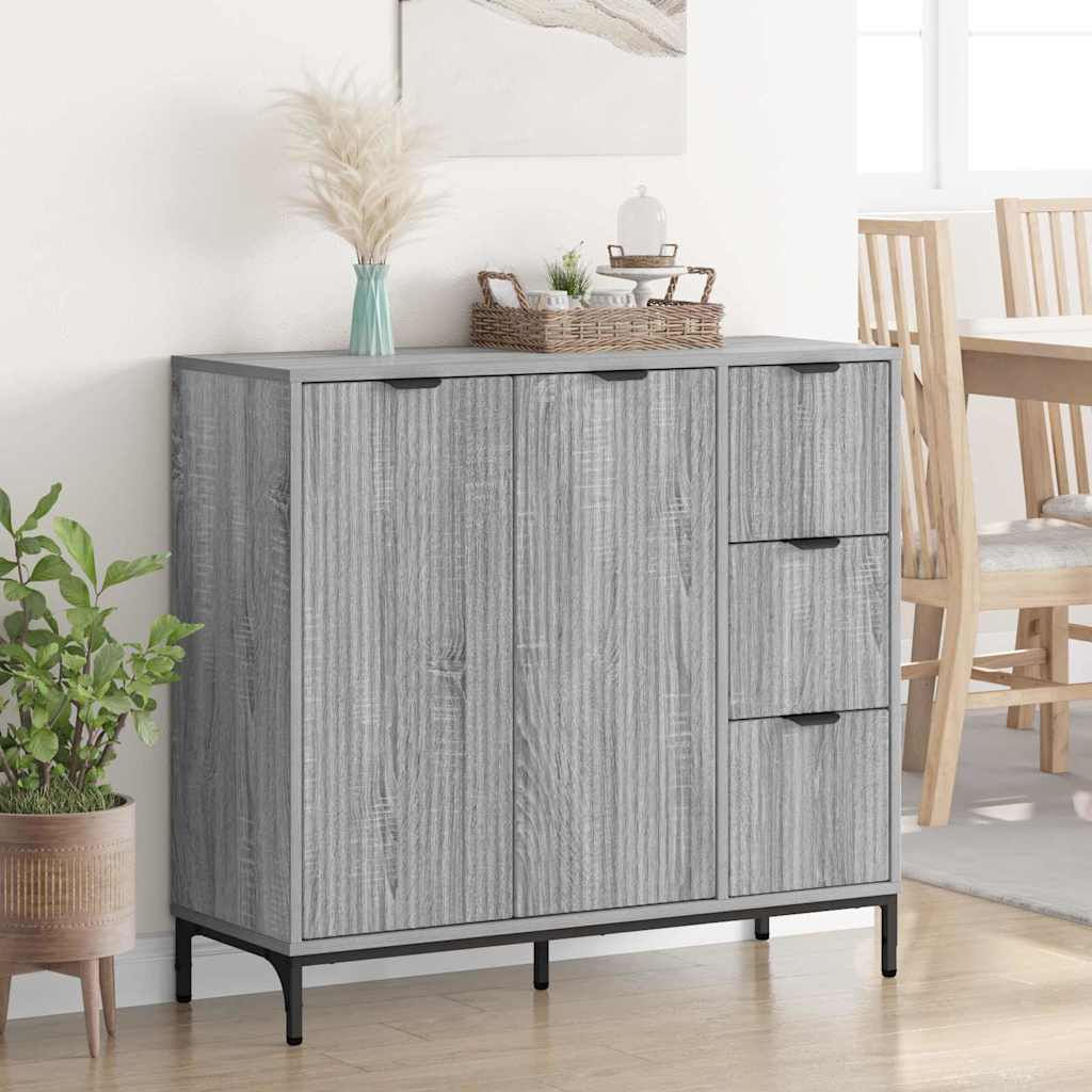 Kreveta Siva Sonoma 89,5 x 33 x 82 cm Konstruirano drvo