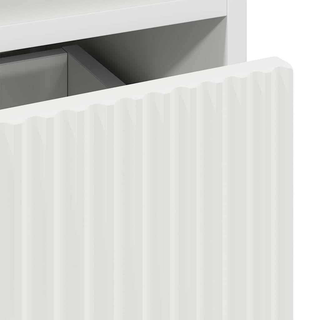 Noćni ormar 2 pcs Bijelo 49 x 36 x 61 cm Konstruirano drvo