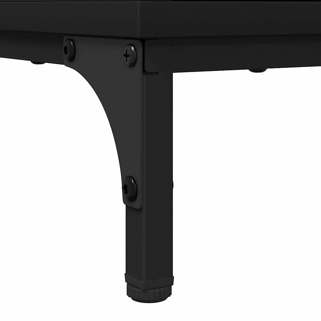 Noćni ormar 2 pcs Crna 49 x 36 x 61 cm Konstruirano drvo