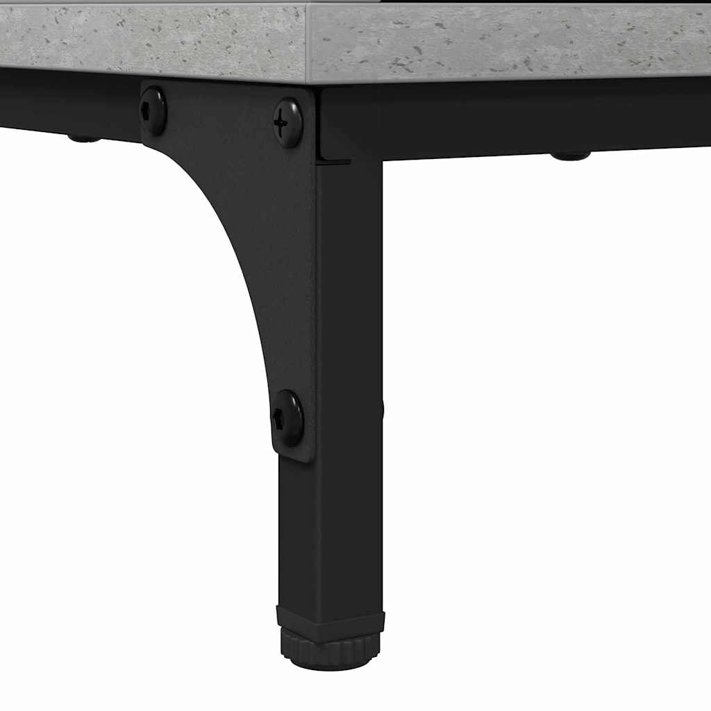 Noćni ormar 2 pcs Beton siva 49 x 36 x 61 cm Konstruirano drvo