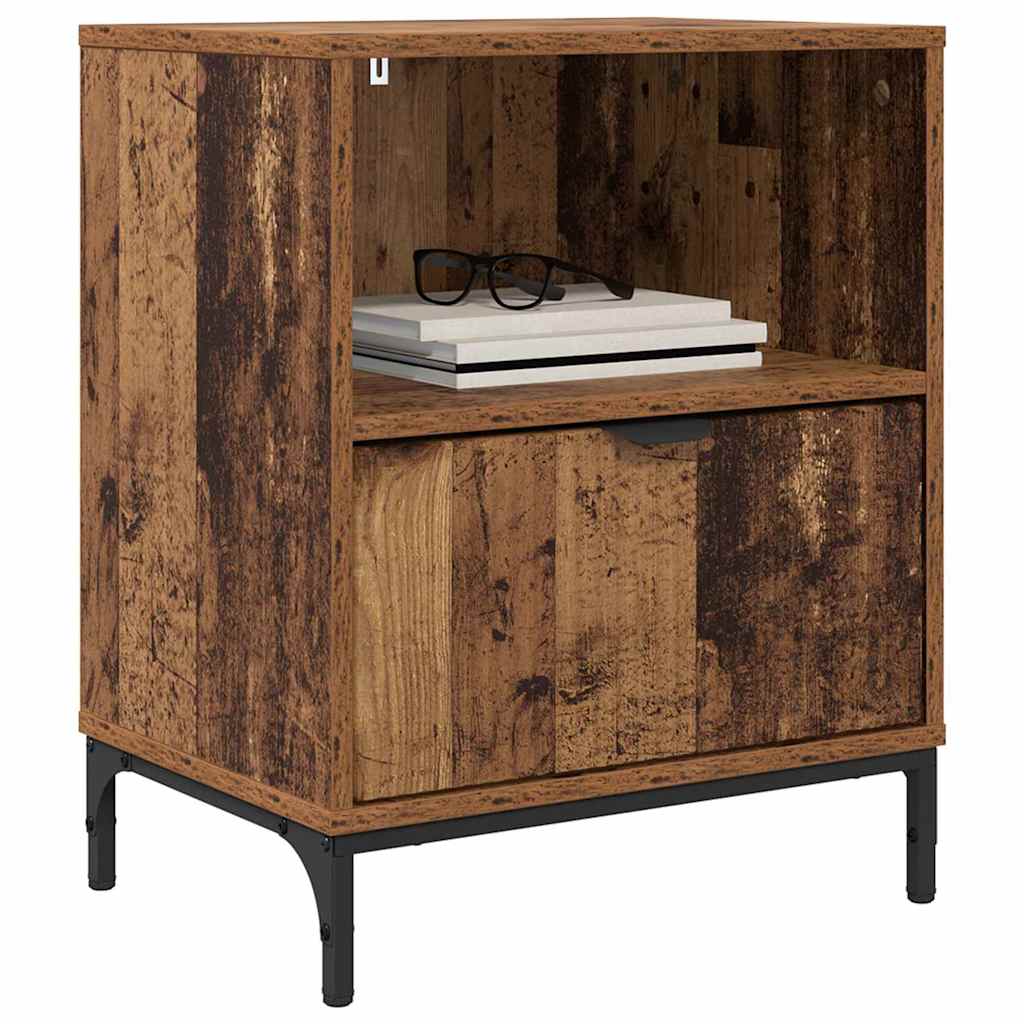 Noćni ormar 2 pcs Staro drvo 49 x 36 x 61 cm Konstruirano drvo