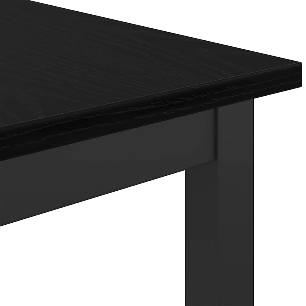 stol Crni hrast 100 x 50 x 90,5 cm Inženjerska drva i čelik