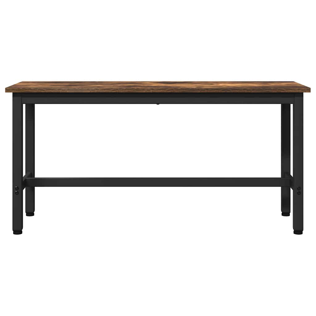 Klupa za blagovanje 2 pcs Dimljeni hrast 100 x 32,5 x 48,5 cm
