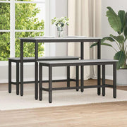 Klupa za blagovanje 2 pcs Siva Sonoma 100 x 32,5 x 48,5 cm