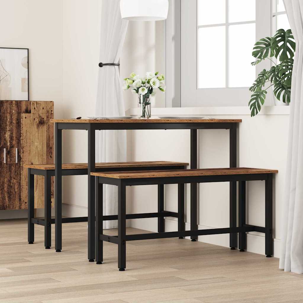 Klupa za blagovanje Staro drvo 100 x 32,5 x 48,5 cm