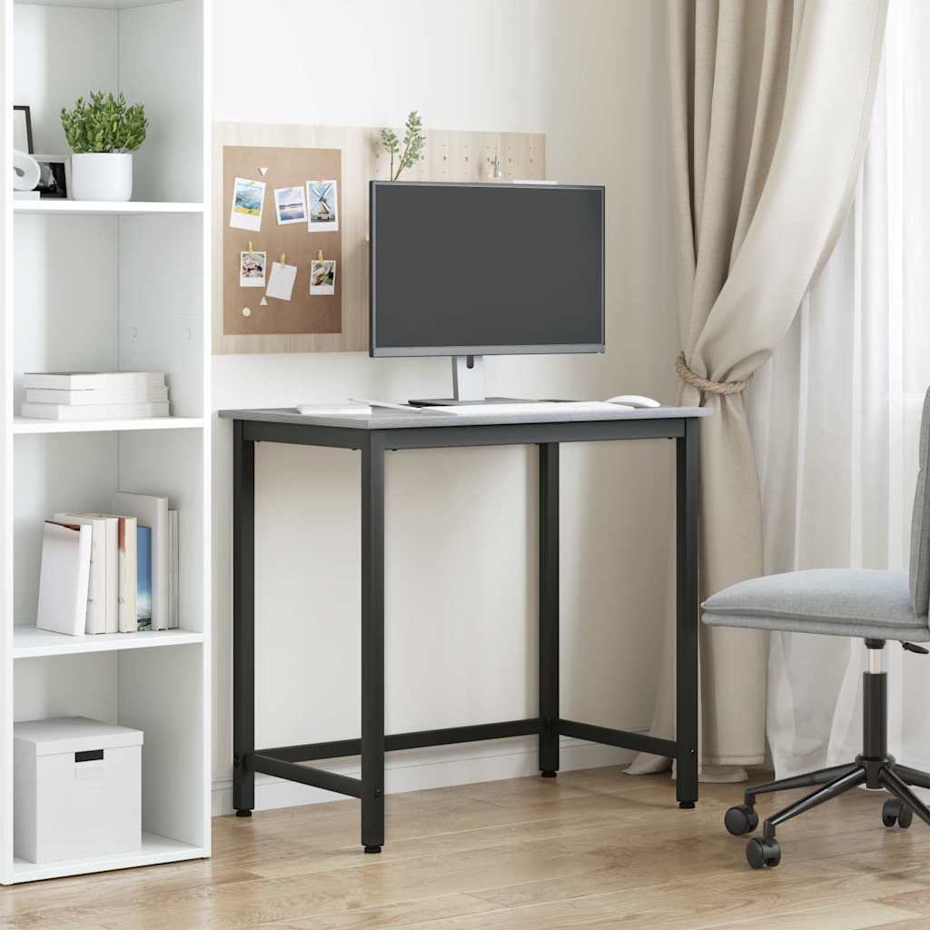 stol Siva Sonoma 100 x 50 x 76,5 cm Inženjerska drva i čelik
