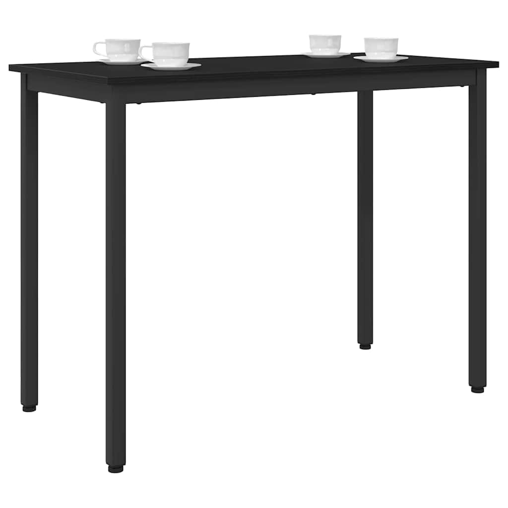 stol Crni hrast 100 x 50 x 76,5 cm Inženjerska drva i čelik