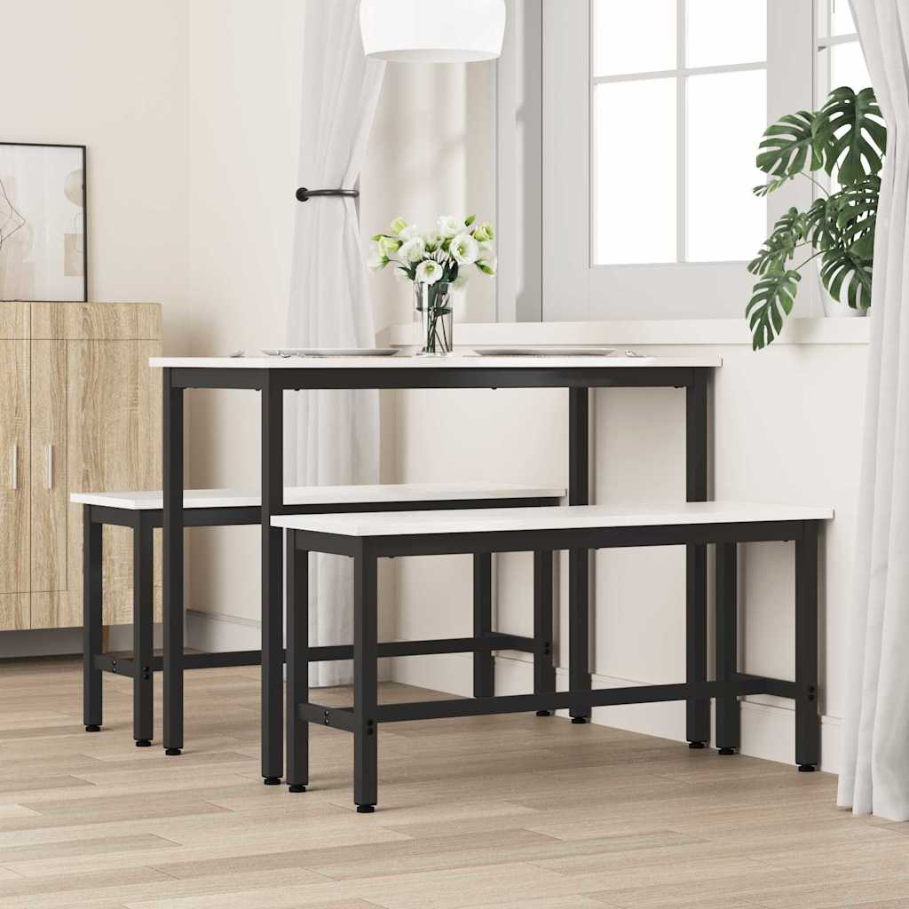 Klupa za blagovanje Bijelo 100 x 32,5 x 49 cm