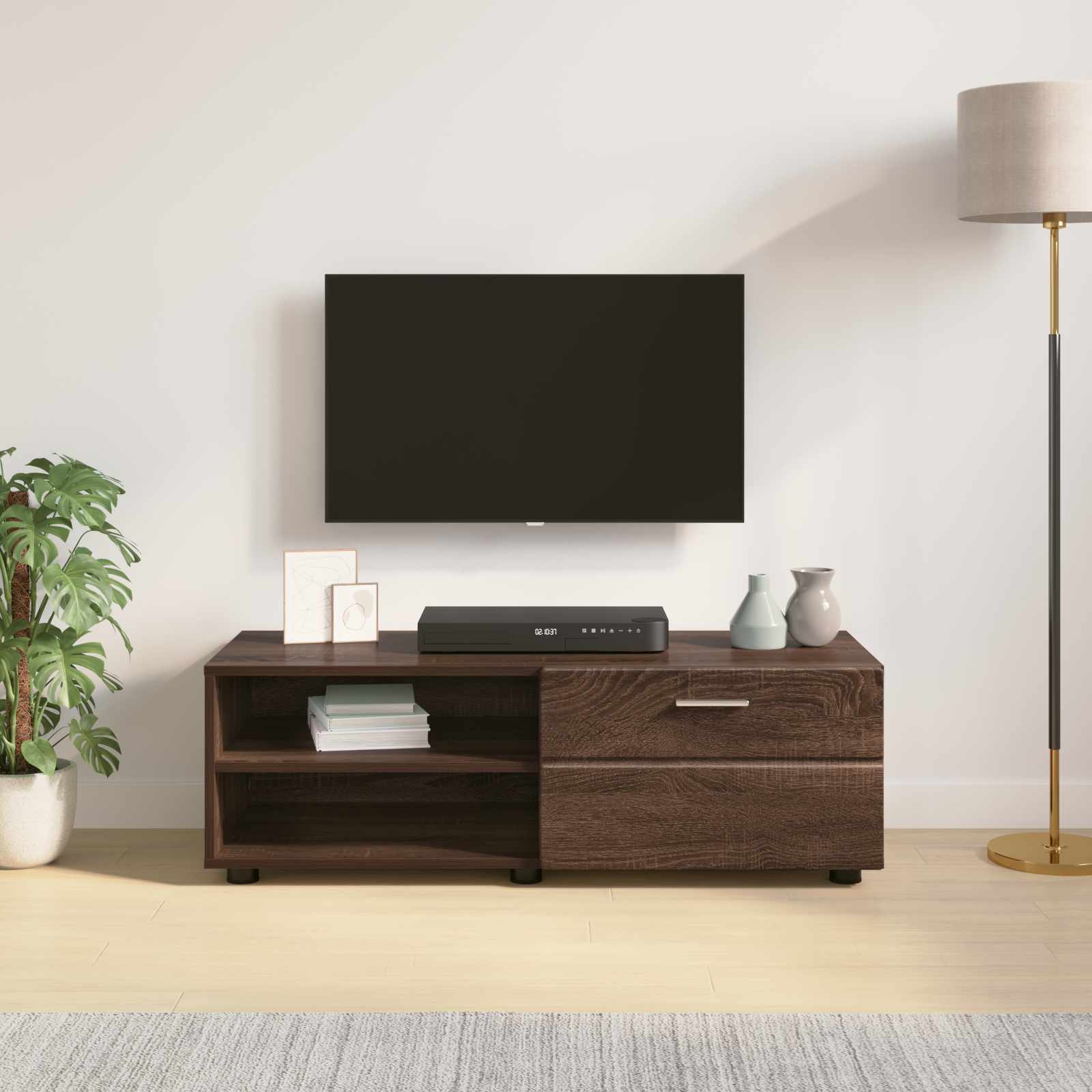 Drveni ormar Smeđi hrast 100,5 x 39 x 30 cm Konstruirano drvo