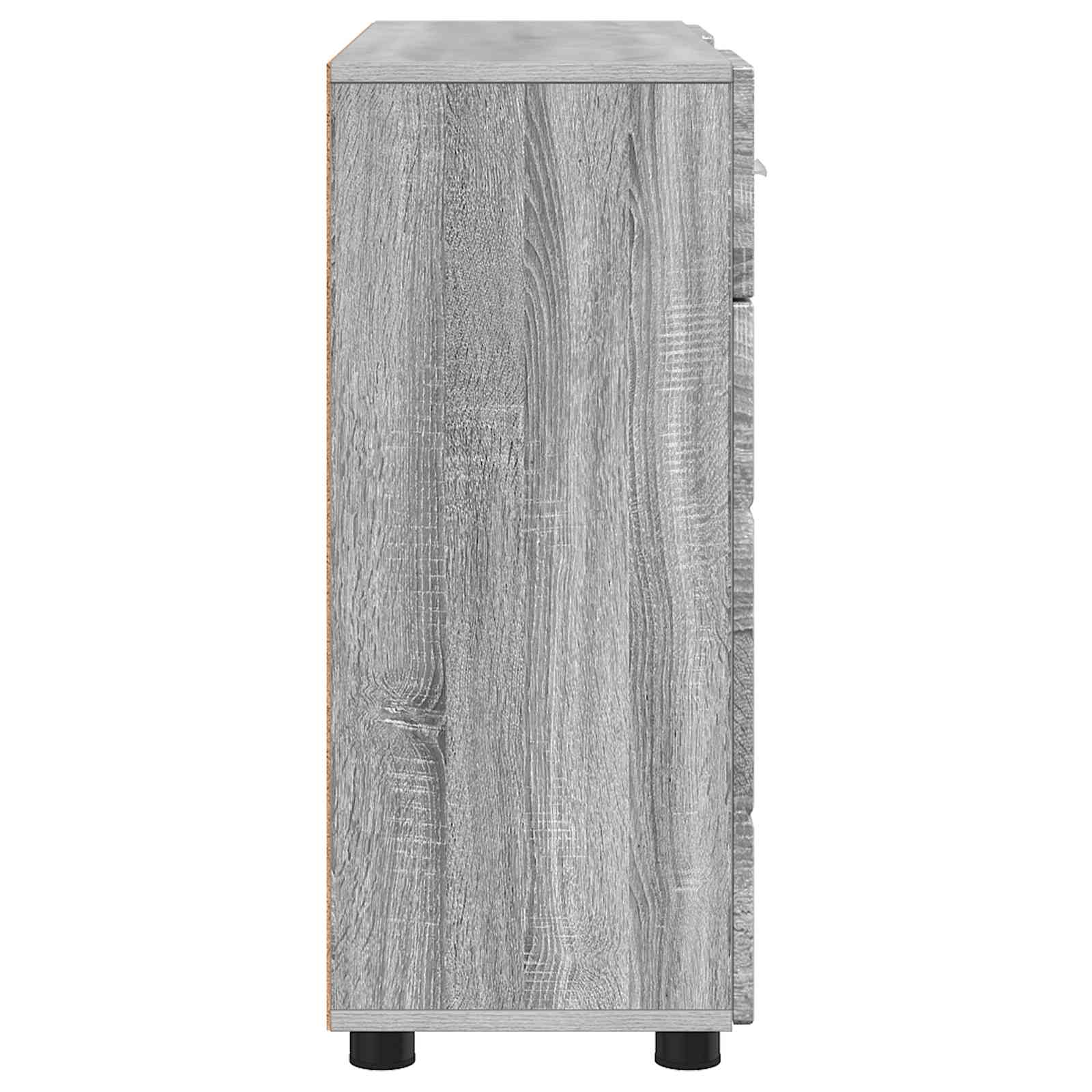Drveni ormar Siva Sonoma 88,5 x 30,5 x 73 cm Konstruirano drvo