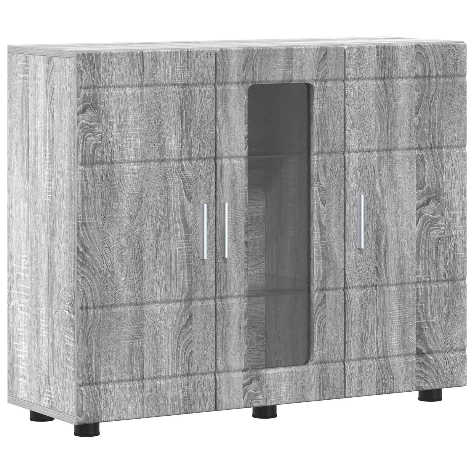 Drveni ormar Siva Sonoma 88,5 x 30,5 x 73 cm Konstruirano drvo