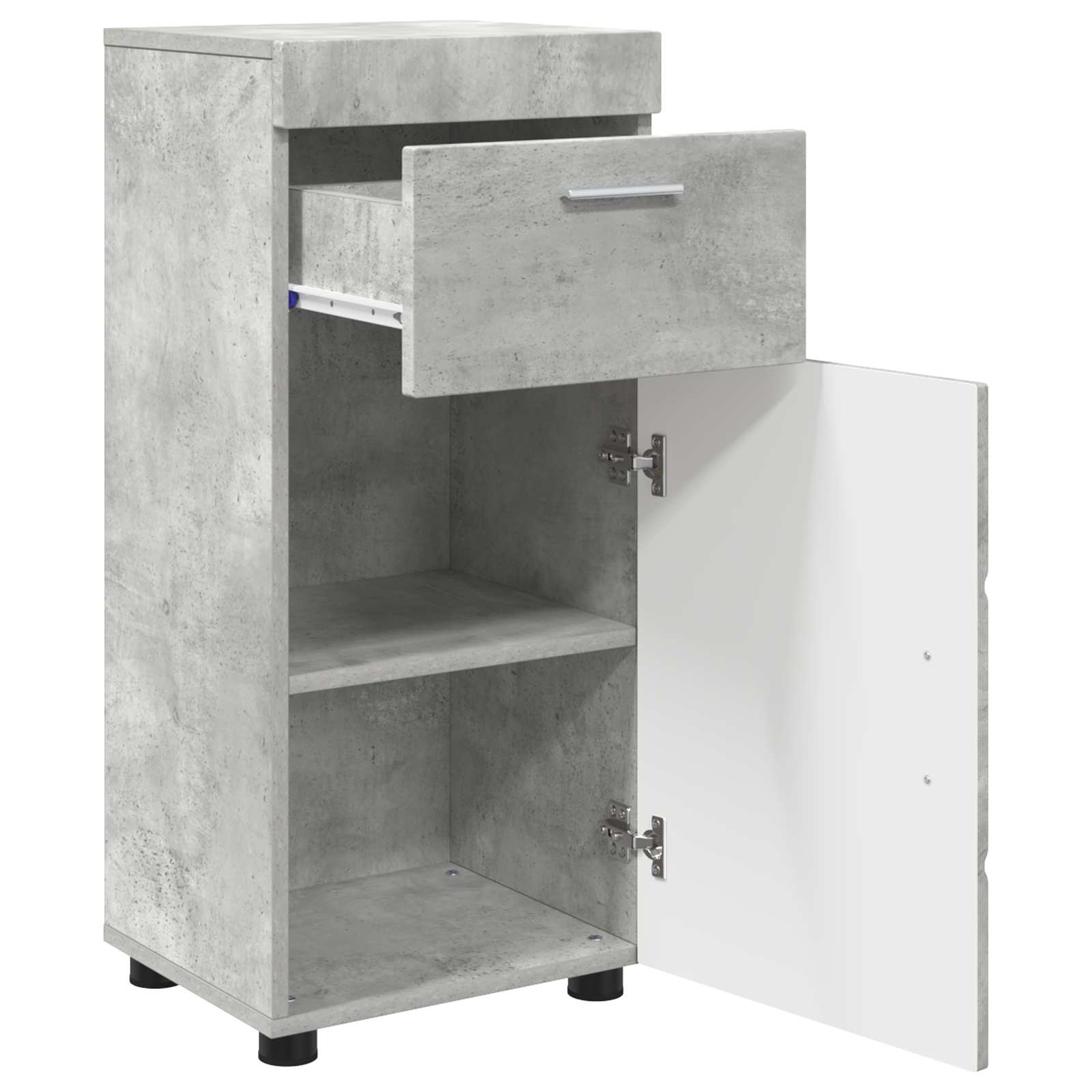 Set ormarića za kupaonicu TULUM Betonski sivi 37 x 31,5 x 82 cm