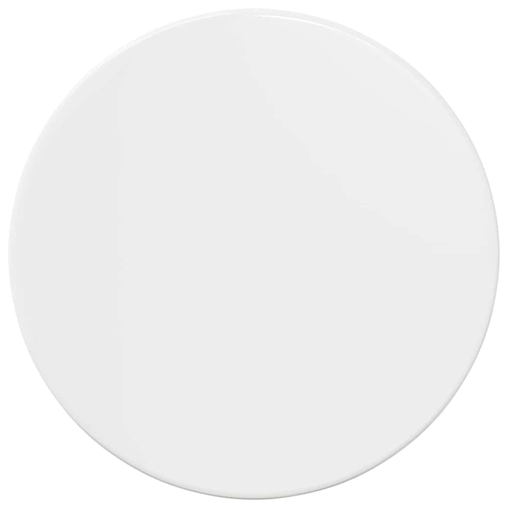 Gornji dio stola Visoko sjajno bijela Ø 40 x 1,5 cm