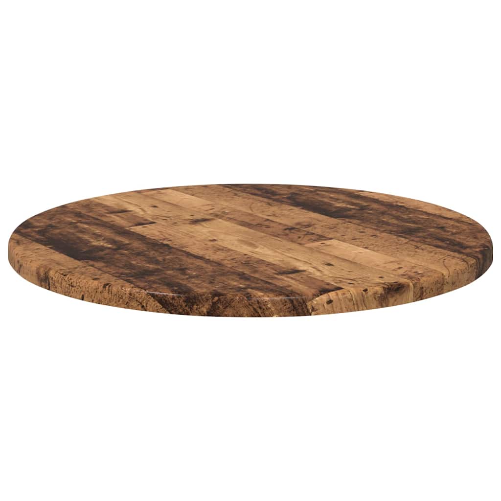 Gornji dio stola Staro drvo Ø 40 x 1,5 cm Konstruirano drvo